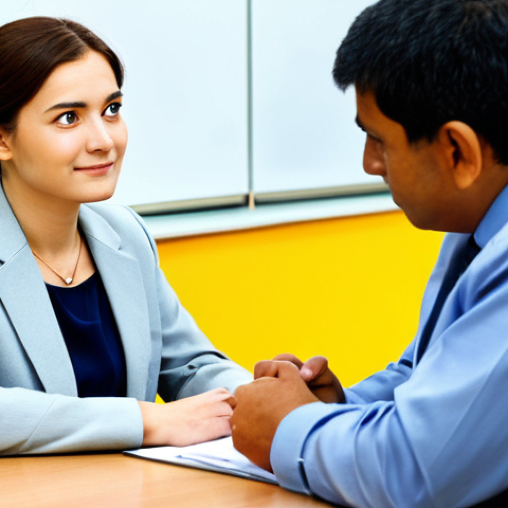 A thoughtful civil servant, appearing male or female, dressed in a modest business suit with appropriate attire. The image should feature a split or dual-themed composition: one side depicts them at a desk in a traditional office setting, surrounded by paperwork, conveying a sense of routine. The other side showcases them actively engaged in the field, making eye contact and warmly communicating with an elderly citizen or a family in a community center or a humble neighborhood setting. The background for the field scene is a bright, welcoming public space, emphasizing empathy and direct citizen interaction. The overall image should convey a shift from administrative tasks to meaningful human connection.
* **Quality & Safety Modifiers:** perfect anatomy, correct proportions, natural pose, well-formed hands, proper finger count, natural body proportions, professional photography, high quality, safe for work, appropriate content, fully clothed, professional, modest.