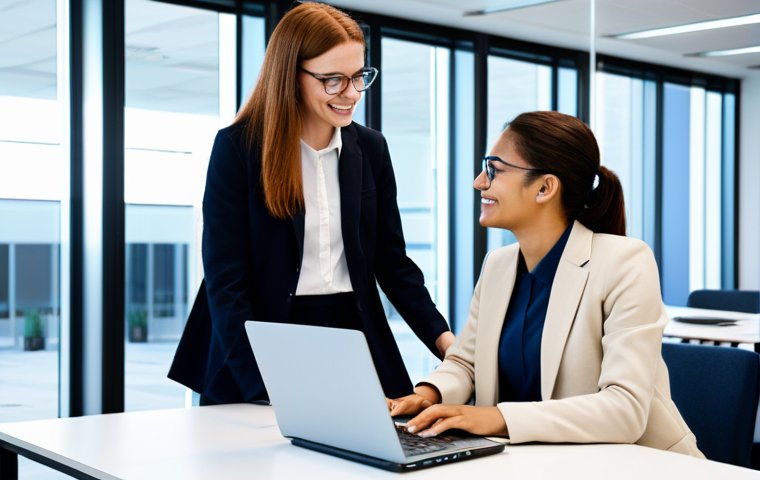 지방공무원 이직 후 기업 환경 적응법 - Data-Driven Decision Making**

A businesswoman with a background in public service, fully clothed in...