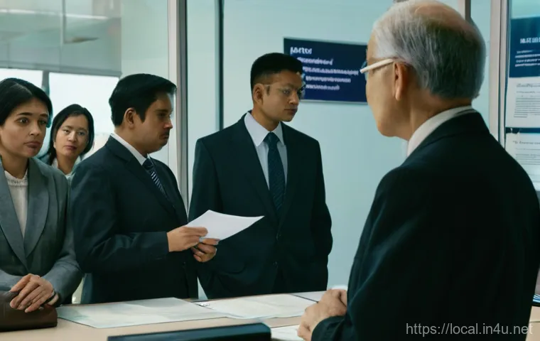 지방공무원 1년차 직무 적응기 - **Image Prompt 1: The Overwhelmed Rookie Civil Servant's First Day**
    A realistic depiction of a ...